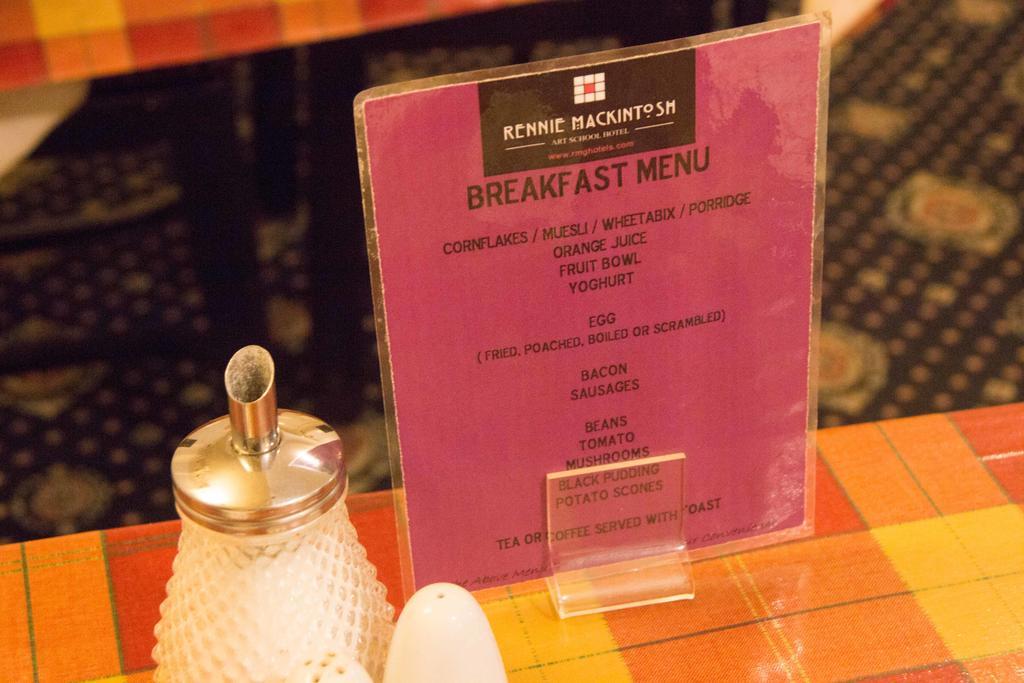 Rennie Mackintosh City Hotel Glasgow Dış mekan fotoğraf
